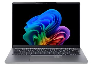 Laptop Acer Swift Go 14 SFG14-I71, 14 inch 1920 x 1200, Intel Core ultra 9 386H (16 C / 16 T, 2.1 GHz - 4.9 GHz, 18 MB cache, N/A), 16 GB LPDDR5X, 512 GB SSD, Intel Intel Graphics, Windows 11 Home, Tastatura US, Albastru