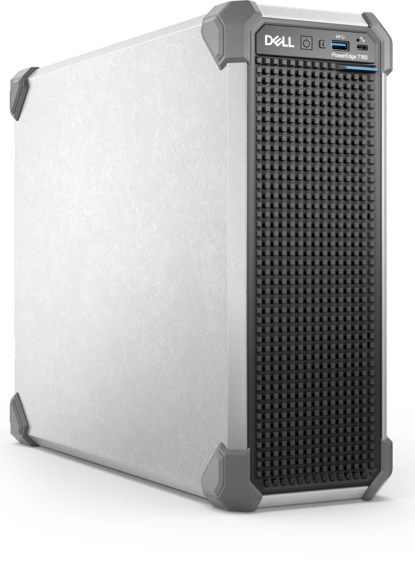 Server DELL PowerEdge T160, Tower, Intel Xeon 6325P (4 C / 4 T, 2.80 GHz - 4.70 GHz, 12 MB cache, 55 W), 16 GB DDR5 ECC, 1 x 2 TB HDD, 3 LFF + 2 SFF, 300 W