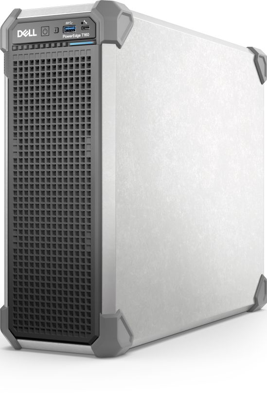 Server DELL PowerEdge T160, Tower, Intel Xeon 6315P (4 C / 4 T, 2.80 GHz - 4.70 GHz, 12 MB cache, 55 W), 16 GB DDR5 ECC, 1 x 2 TB HDD, 3 LFF + 2 SFF, Fara, 300 W