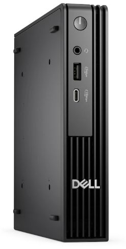 Desktop PC Dell Pro Micro QCM1255 Micro Form Factor, AMD Ryzen 5 Pro 8500GE (6 C / 12 T, 3.7 GHz - 5 GHz, 16 MB cache, 35 W), 16 GB DDR5, 512 GB SSD, Fara unitate optica, AMD Radeon Graphics Partajata, 65 W, Windows 11 Pro