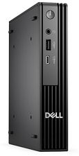 Desktop PC Dell Pro Micro QCM1255 Micro Form Factor, AMD Ryzen 5 Pro 8600GE (6 C / 12 T, 3.9 GHz - 5 GHz, 6 MB cache, 35 W), 16 GB DDR5, 512 GB SSD, Fara unitate optica, AMD Radeon Graphics Partajata, 65 W - adaptor extern, Windows 11 Pro