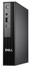 Desktop PC Dell Pro Micro QCM1255 Micro Form Factor, AMD Ryzen 5 Pro 8600GE (6 C / 12 T, 3.9 GHz - 5 GHz, 6 MB cache, 35 W), 16 GB DDR5, 512 GB SSD, Fara unitate optica, AMD Radeon Graphics Partajata, 65 W - adaptor extern, Windows 11 Pro