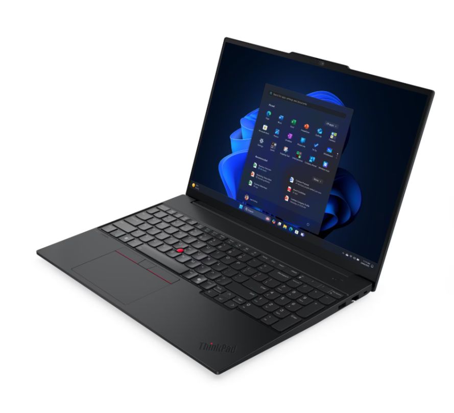 Laptop Lenovo ThinkPad E16 Gen 3 21SR0045RI, 16 inch 1920 x 1200, Intel Core ultra 5 225U (12 C / 14 T, 1.5 GHz - 4.8 GHz, 12 MB Intel® Smart Cache cache, 15 W), 16 GB DDR5, 512 GB SSD, Intel Graphics, Windows 11 Pro, Tastatura English (EU), Black