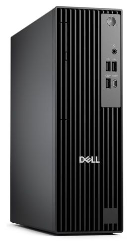 Desktop PC Dell Pro Slim QCS1255 Slim, AMD Ryzen 5 8600G (6 C / 12 T, 4.3 GHz - 5.0 GHz, 30 MB cache, 65 W), 16 GB DDR5, 512 GB SSD, Fara unitate optica, AMD Radeon Graphics Partajata, 360 W Platinum, Windows 11 Pro