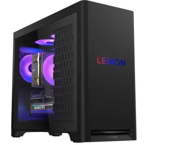 Desktop PC Lenovo Legion T5 30IAS10 Tower, Intel Core ultra 5 225F (10 C / 10 T, 2.7 GHz - 4.9 GHz, 20 MB cache, Nespecificat), 16 GB DDR5, 1 TB SSD, Fara unitate optica, NVIDIA GeForce RTX 5060 8 GB, 500 W, Fara sistem de operare