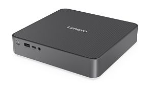 Desktop PC Lenovo IdeaCentre Mini 01IRH10R Mini PC, Intel Core 5 210H (8 C / 12 T, 2.2 GHz - 4.8 GHz, 12 MB cache, 45 W), 16 GB DDR5, 512 GB SSD, Fara unitate optica, Intel Graphics Partajata, Adaptor extern, Windows 11 Pro