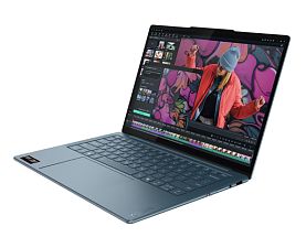 Laptop Lenovo Yoga 7 14AKP10 83KG0021RM, 14.5 inch 2944 x 1840, AMD Ryzen AI 7 350 (8 C / 16 T, 2.0 GHz - 5.0 GHz, 24 MB cache, N/A), 32 GB LPDDR5x, 1 TB SSD, AMD AMD Radeon 860M, Free DOS, Tastatura English, Tidal Teal