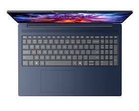Laptop Lenovo IdeaPad Slim 5 16IPH11 83S6006PRM, 16 inch 2880 x 1800, Intel Core ultra 7 356H (16 C / 16 T, N/A - 4.7 GHz, 18 MB Intel® Smart Cache cache, N/A), 32 GB DDR5, 1 TB SSD, Intel Intel Graphics, Free DOS, Tastatura English, Cosmic Blue