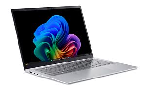 Laptop Acer Swift edge 14 NX.JVQEX.00A, 14 inch 2880 x 1800 pixeli, Intel Core Ultra 7 355 (8 C / 8 T, 2.3 GHz - 4.7 GHz, 12 MB Intel® Smart Cache cache, N/A), 16 GB LPDDR5X, 512 GB SSD, Intel Intel Graphics, Windows 11 Home, Tastatura US, Alb