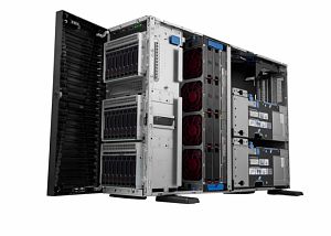 Server HPE ProLiant ML350 Gen11, Tower 4U, Intel Xeon Silver 4410Y (12 C / 24 T, 2.00 GHz - 3.90 GHz, 30 MB cache, 150 W), 128 GB DDR5 ECC, 2 x 960 GB SSD, 4 x LFF, 1000 W