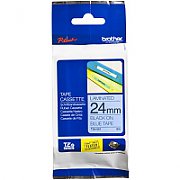 Schriftbandkassette Brother 24mm blau/schwarz TZE551