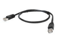 GEMBIRD PP6-0.5M/BK Gembird patchcord RJ45 cat. 6 FTP 0.5m black