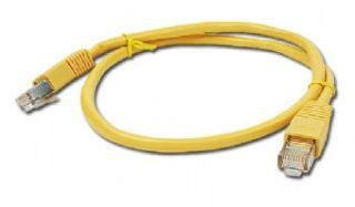 PATCH CORD FTP GEMBIRD Cat5e, cupru-aluminiu, 0.5 m, galben, AWG26, ecranat  PP22-0.5M/Y  (include TV 0.06 lei)