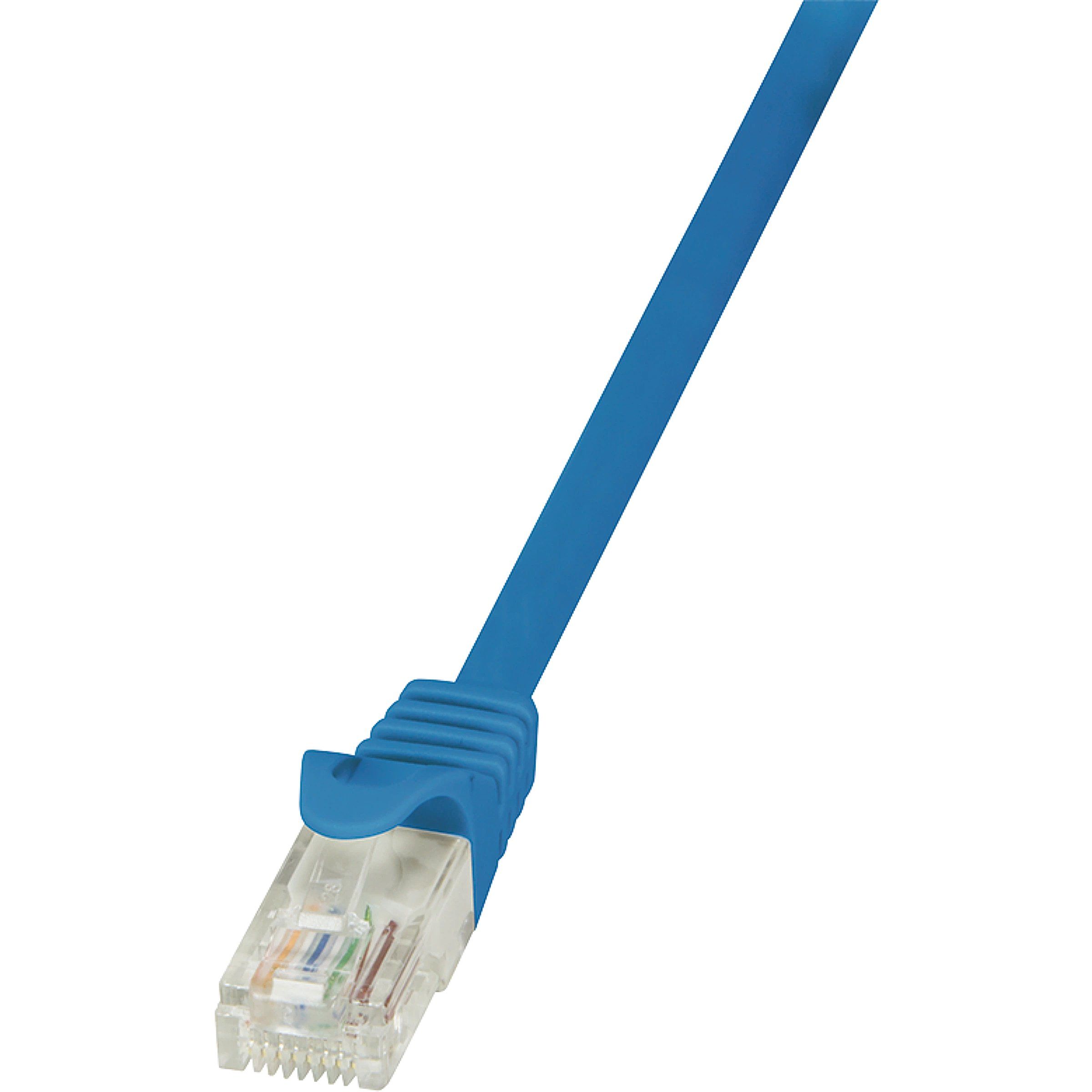 Patch cord Logilink  RJ45, 25 cm, albastru