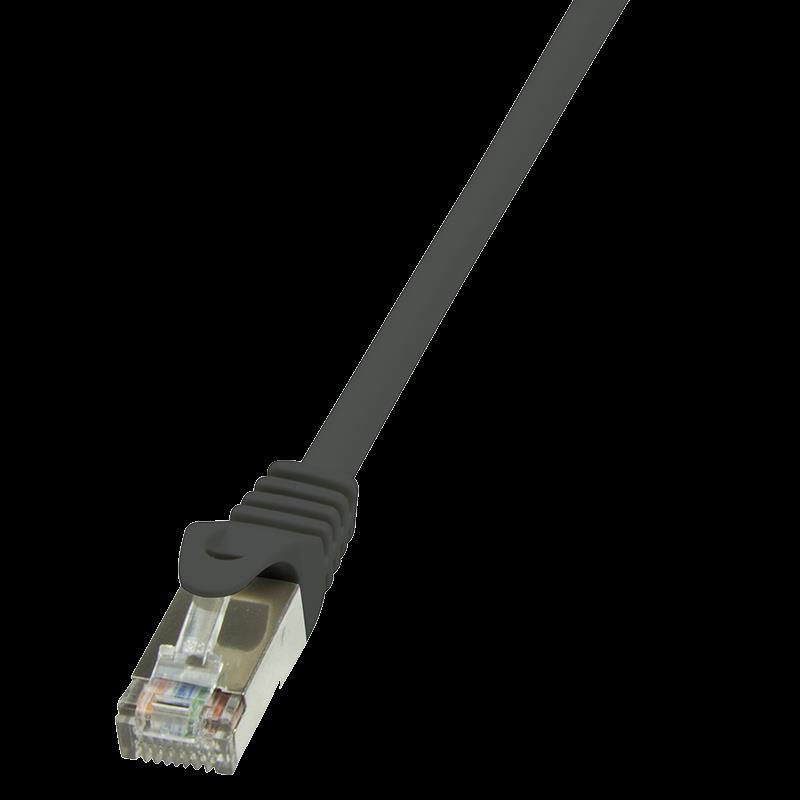 Patch cord Logilink  RJ45, 25 cm, negru