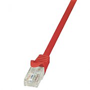 Patch cord Logilink  RJ45, 3 m, rosu