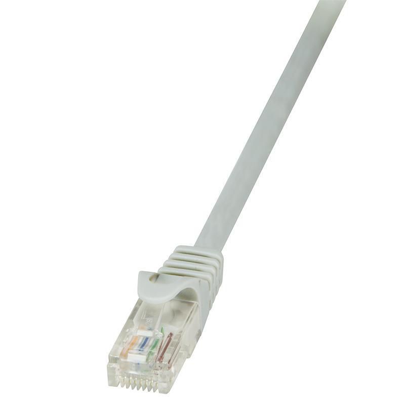 Patch cord Logilink  RJ45, 25 cm, gri