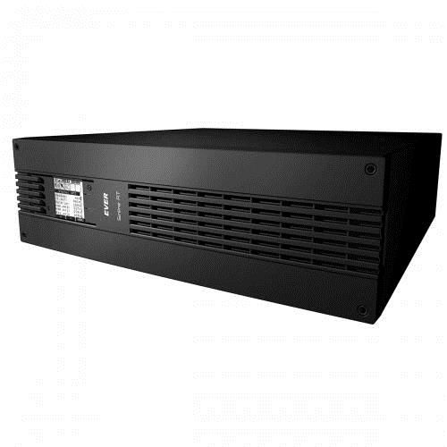 UPS Ever Sinline RT 3000, 3000 VA, 2250 W, cu management, line-interactive, 2x Schuko, 6x C13, 1x USB, 12V/9Ah LCD, Tower/Rack 3U, Negru