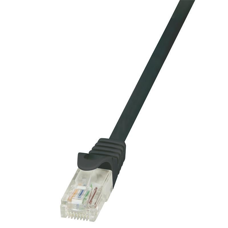 Patch cord Logilink  RJ45, 7.5 m, negru