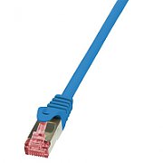 PATCH CORD S/FTP LOGILINK Cat6, LSZH, cupru, 10 m, albastru, AWG27, dublu ecranat  CQ2096S  (include TV 0.75 lei)