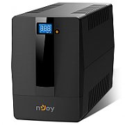 UPS nJoy PWUP-LI150H1-AZ01B, 1500 VA, 900 W, cu management, line-interactive, 4x Schuko, 7.5 minute (50% sarcina), Negru