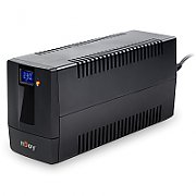 UPS nJoy PWUP-LI080H1-AZ01B, 800 VA, 480 W, cu management, line-interactive, 2x Schuko, 4 minute (50% sarcina), Negru
