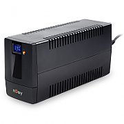 UPS nJoy PWUP-LI080H1-AZ01B, 800 VA, 480 W, cu management, line-interactive, 2x Schuko, 4 minute (50% sarcina), Negru