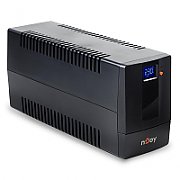 UPS nJoy PWUP-LI080H1-AZ01B, 800 VA, 480 W, cu management, line-interactive, 2x Schuko, 4 minute (50% sarcina), Negru