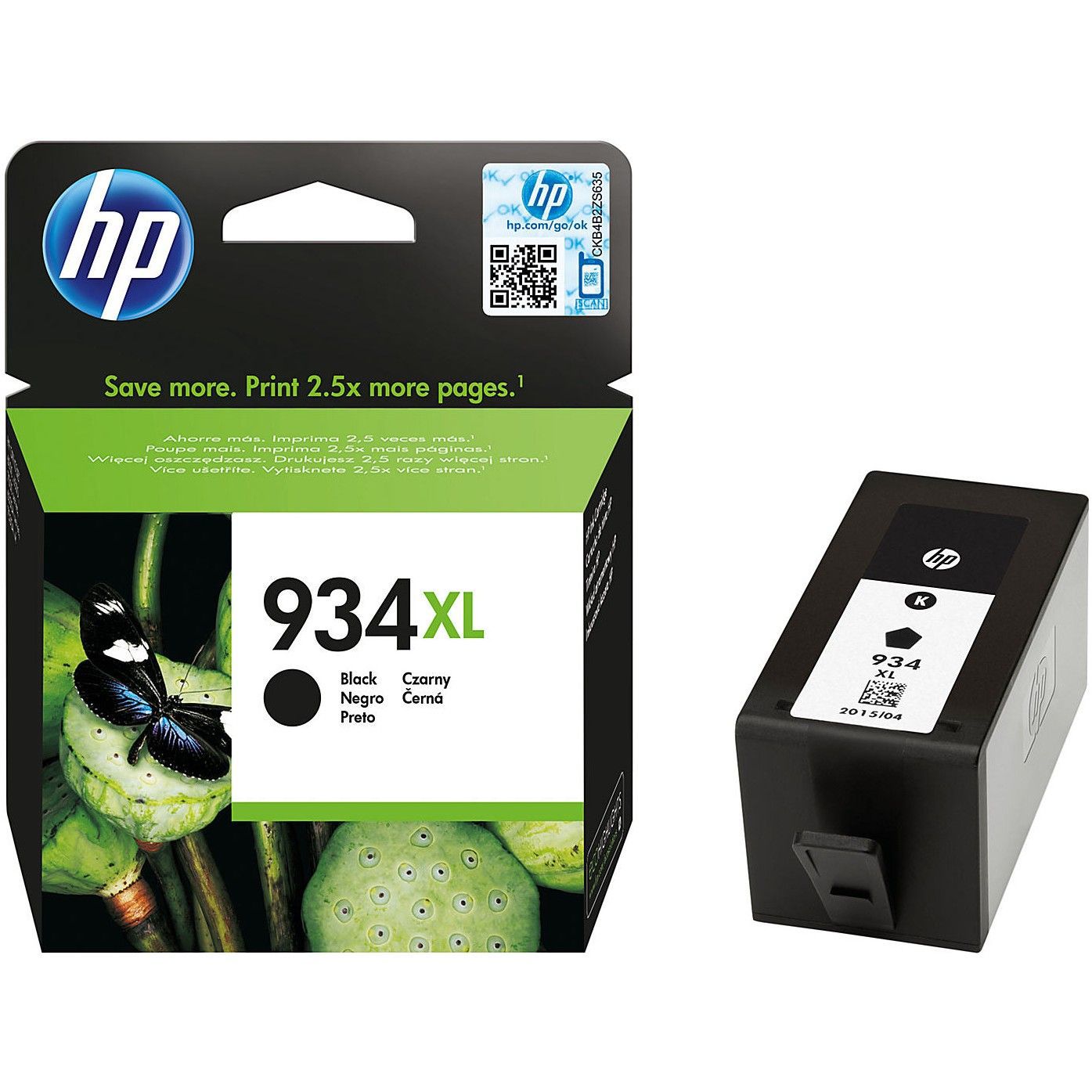 Cartus cerneala HP C2P23AE ,Negru ,1000 pagini ,Original (934XL)