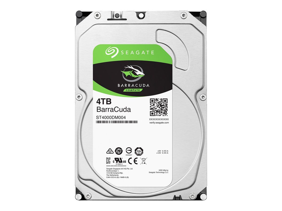 HDD desktop Seagate BarraCuda Compute 4 TB 3.5 inch SATA 3 5400 RPM 256 MB