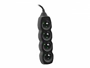 TRACER TRALIS44615 Cablu prelungitor TRACER PowerCord 3m (4 prizÄƒ negru)