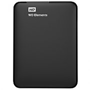HDD extern WD Elements Portable, 2TB, 2.5 , USB 3.0, Negru