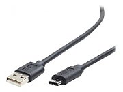 USB 2.0 AM to Type-C cable (AM/CM), 1.8 m