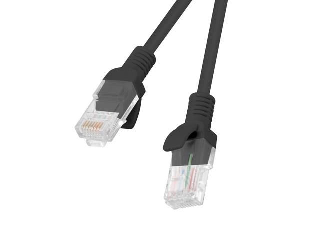 Lanberg PCU5-10CC-0300-BK networking cable 3 m Cat5e U/UTP (UTP) Black