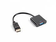 Lanberg AD-0002-BK video cable adapter 0.2 m VGA (D-Sub) DisplayPort Black