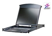 KVM-LCD Aten KL1508AIN-AXA-XG. Diagonala afișajului: 48,3 cm (19 ), Ecran: LCD. Tastatură de tip port: USB, PS/2, Mouse tip de port: USB, PS/2, Video Type portul: VGA. Limbă tastatură: Engleză SUA, Schemei de tastatură: QWERTY. Consum de energie (tipic): 27,5 W, Curent de intrare: 1 A. Lățime: 480