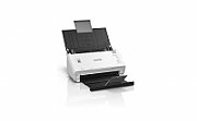 Scanner Epson DS-410, dimensiune A4, tip sheetfed, viteza scanare: 52 ipm alb-negru si color, rezolutie optica 600x600dpi, ADF Single Pass 50 pagini, duplex, senzor CIS, USB 2.0 Type B, software :Document Capture Pro 2.0, Epson Scan 2, Posibilitatea prelungirii garantiei pana la 3 ani, doar cu