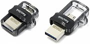 Sandisk Ultra Dual m3.0 USB flash drive 256 GB USB Type-A / Micro-USB 3.2 Gen 1 (3.1 Gen 1) Black,Silver,Transparent