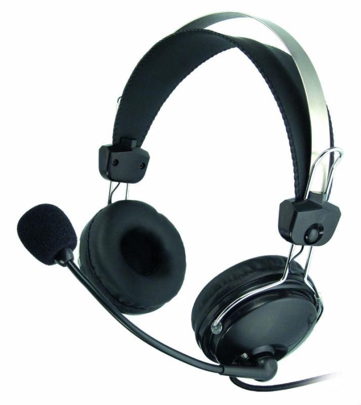 Casti cu microfon A4Tech HS-7P, Negru