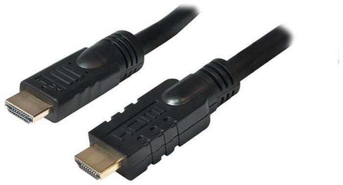 CABLU video LOGILINK, HDMI (T) la HDMI (T), 15m, conectori auriti, rezolutie maxima 4K UHD (3840 x 2160) la 30 Hz, negru,  CHA0015  (include TV 1.5 lei)