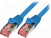 Patch cord FTP Logilink  RJ45, 25 cm, albastru, cupru