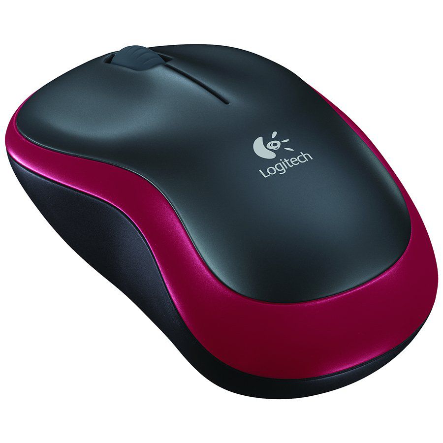 Logitech Wireless Mouse M185 red