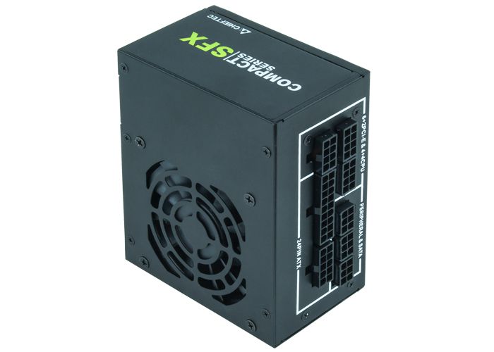 SURSA CHIEFTEC 650 (real), SFX (incl. bracket ATX), modulara, fan 8cm, certificare 80PLUS Gold, 1x CPU 8, 2x PCI-E (6+2), 4x SATA  CSN-650C  (include TV 1.5 lei)