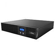 UPS nJoy PWUP-LI300AG-CG01B, 3000 VA, 1800 W, cu management, line-interactive, AVR, 8x C13, 7.5 minute (50% sarcina), LCD, Rack 2U, Negru