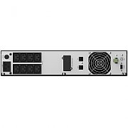 UPS nJoy PWUP-LI300AG-CG01B, 3000 VA, 1800 W, cu management, line-interactive, AVR, 8x C13, 7.5 minute (50% sarcina), LCD, Rack 2U, Negru