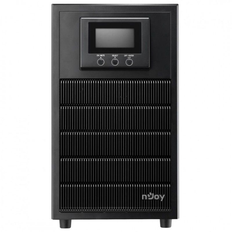 UPS nJoy PWUP-OL300AP-AZ01B, 3000 VA, 2700 W, cu management, on-line, 4x Schuko, 10 minute (50% sarcina), Negru