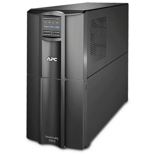 UPS APC SMT3000IC, 3000 VA, 2700 W, cu management, line-interactive, 8x C13, 1x C14, 1x USB, Baterie cu plăci de plumb şi acid, LCD, Tower, Negru