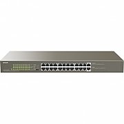 Switch Tenda TEG1124P-24-250W, 24 porturi 10/100/1000 Mbps