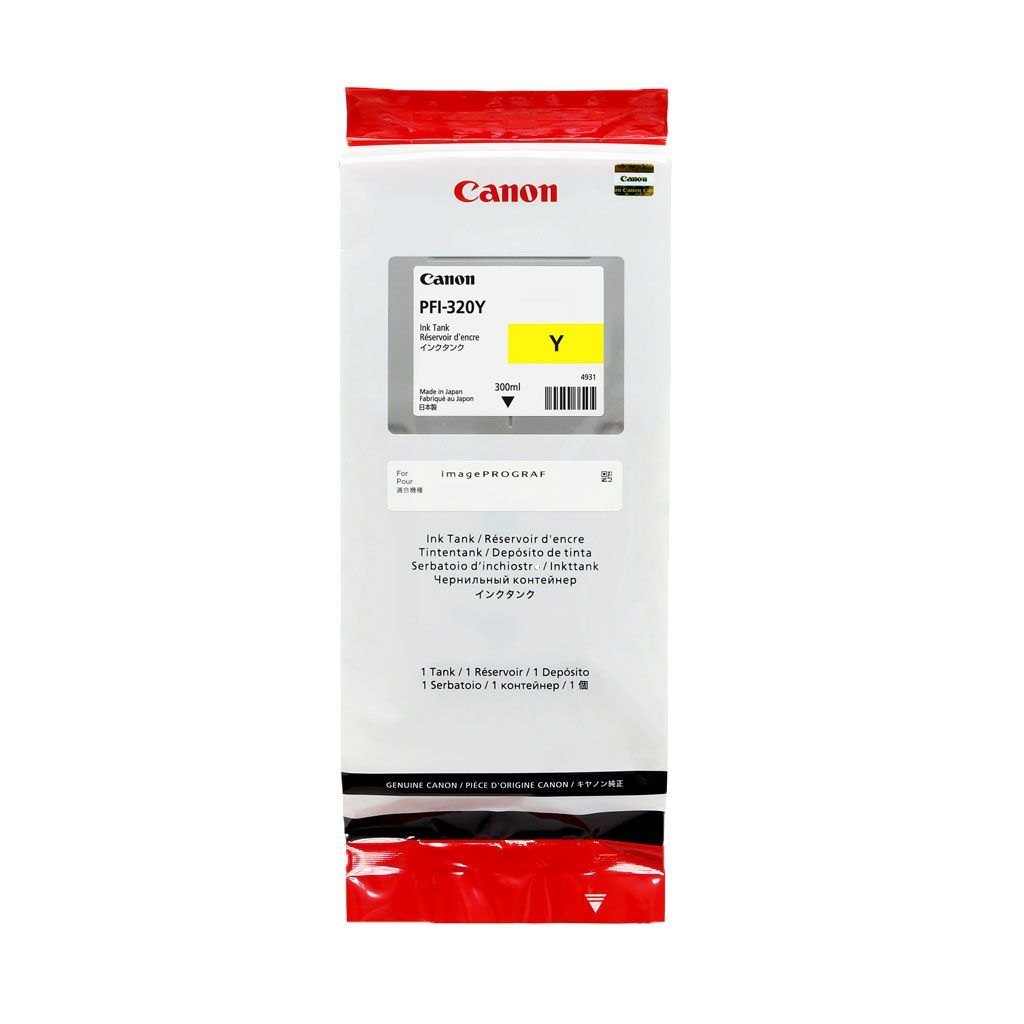 Cartus cerneala Canon 2893C001AA ,Galben ,300 ml ,Original (PFI-320y)