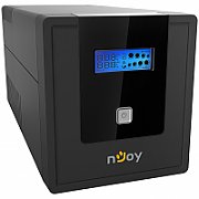 UPS nJoy UPCMTLS610HCAAZ01B, 1000 VA, 600 W, cu management, line-interactive, 4x Schuko, 5 minute (50% sarcina), Negru